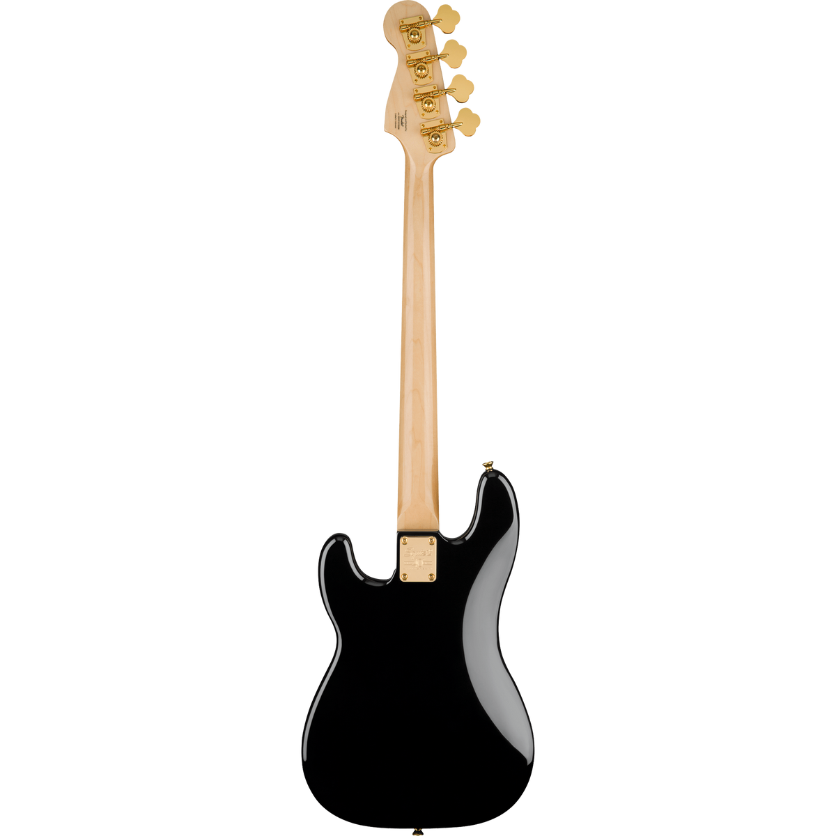 Squier 40th Anniversary Precision Bass, Laurel, Gold Edition, Black