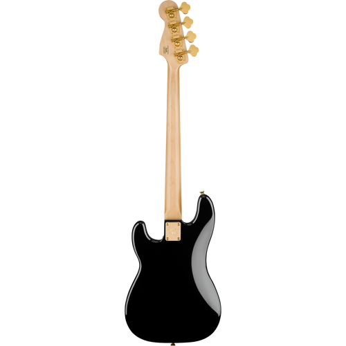 Squier 40th Anniversary Precision Bass, Laurel, Gold Edition, Black