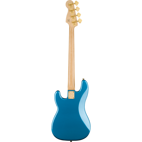 Squier 40th Anniversary Precision Bass, Laurel, Gold Edition, Lake Placid Blue