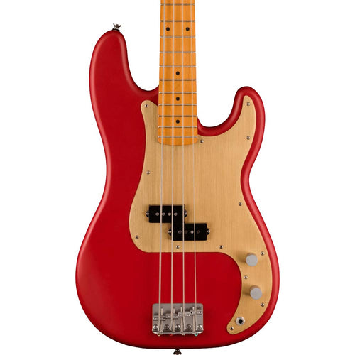 Squier 40th Anniversary Precision Bass, Vintage Edition, Maple, Satin Dakota Red