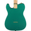 Squier 40th Anniversary Telecaster Electric Guitar, Laurel, Gold Edition, Sherwood Green Metallic