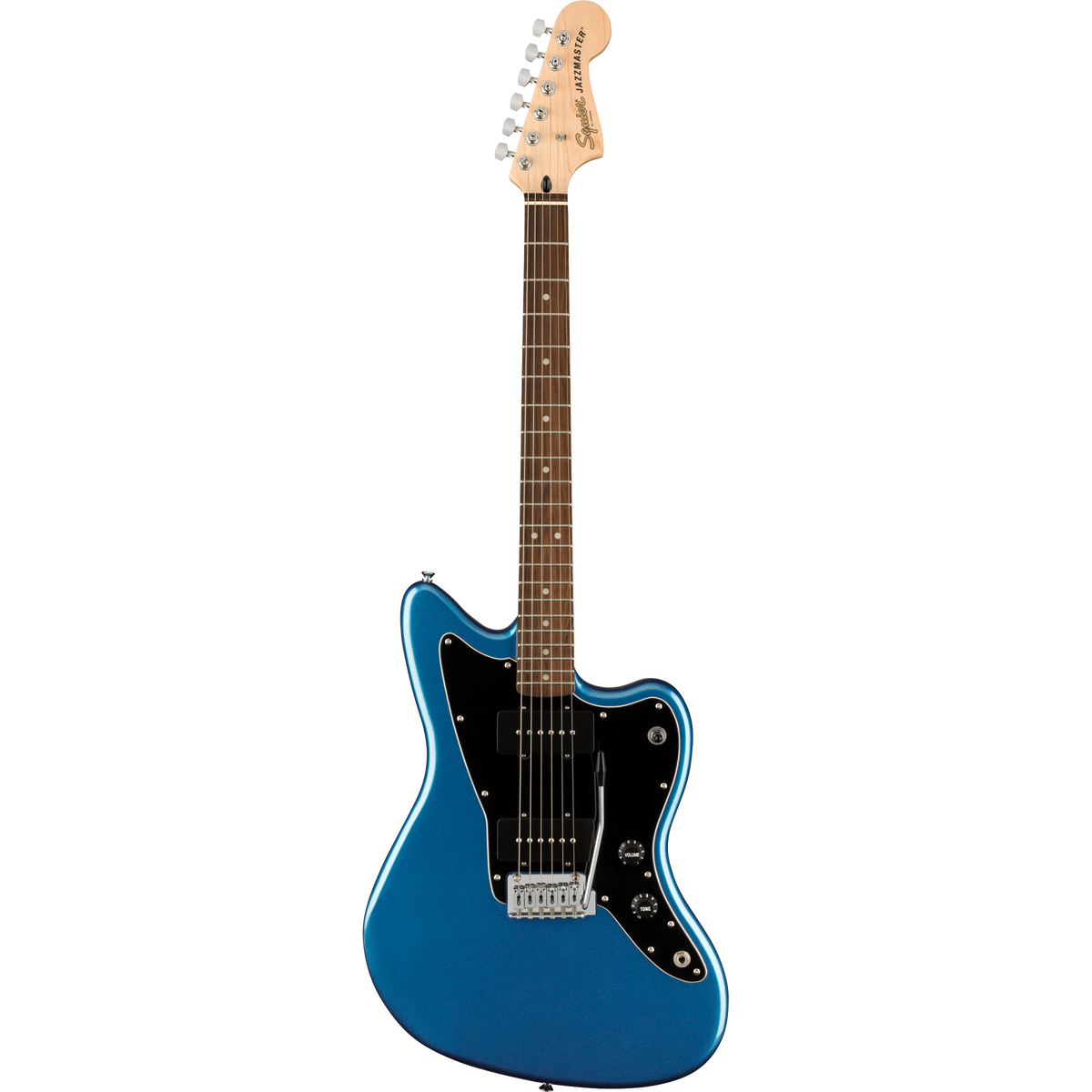 Squier Affinity Series Jazzmaster Laurel, Black Pickguard, Lake Placid Blue