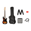 Squier Affinity Series Precision Bass PJ Pack Laurel, 3 Color Sunburst, Rumble 15 120V