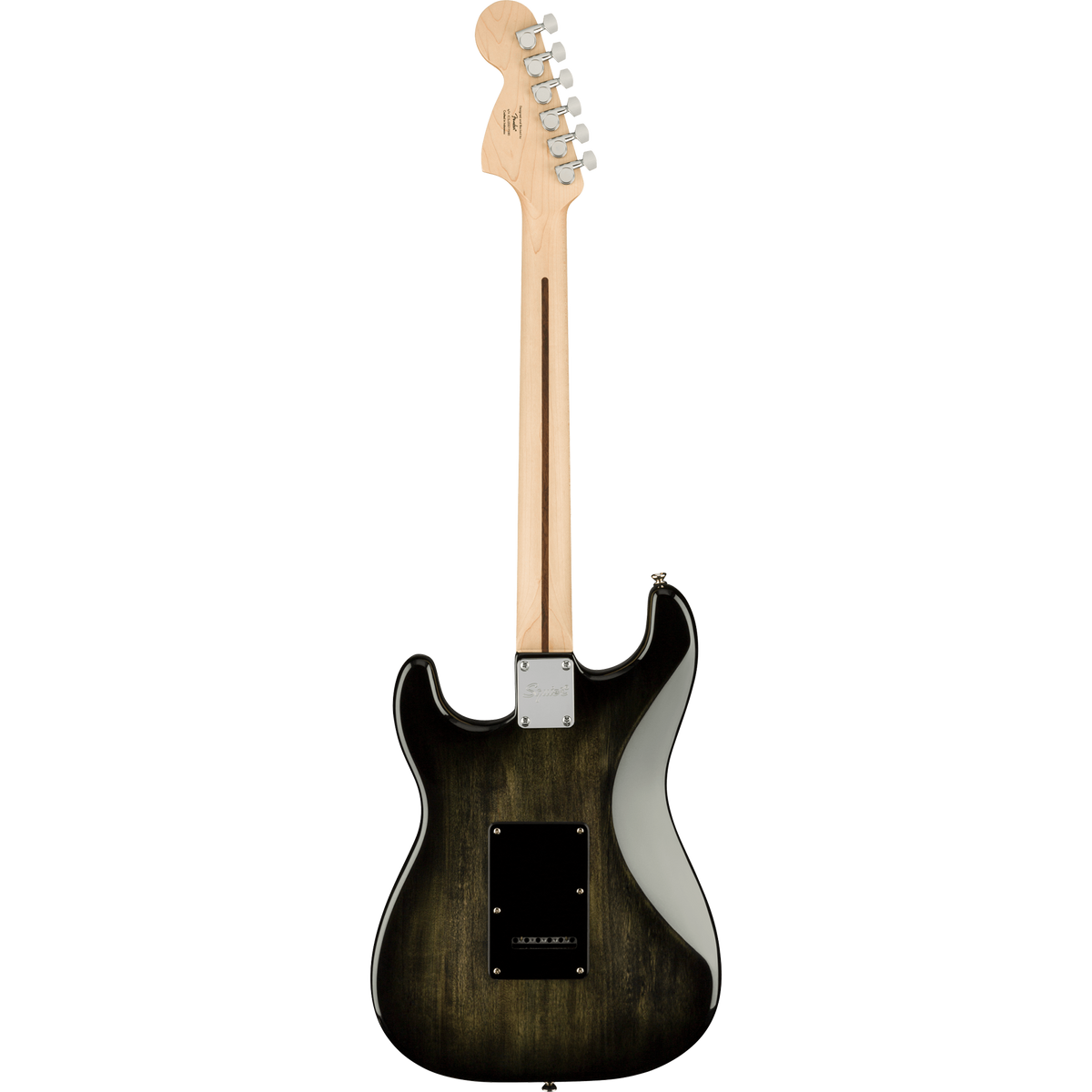 Squier Affinity Series Stratocaster FMT HSS Maple, Black Pickguard, Black Burst