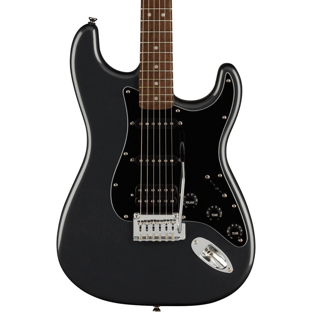 Squier Affinity Series Stratocaster HSS Pack Laurel, Charcoal Frost, Metallic 120V
