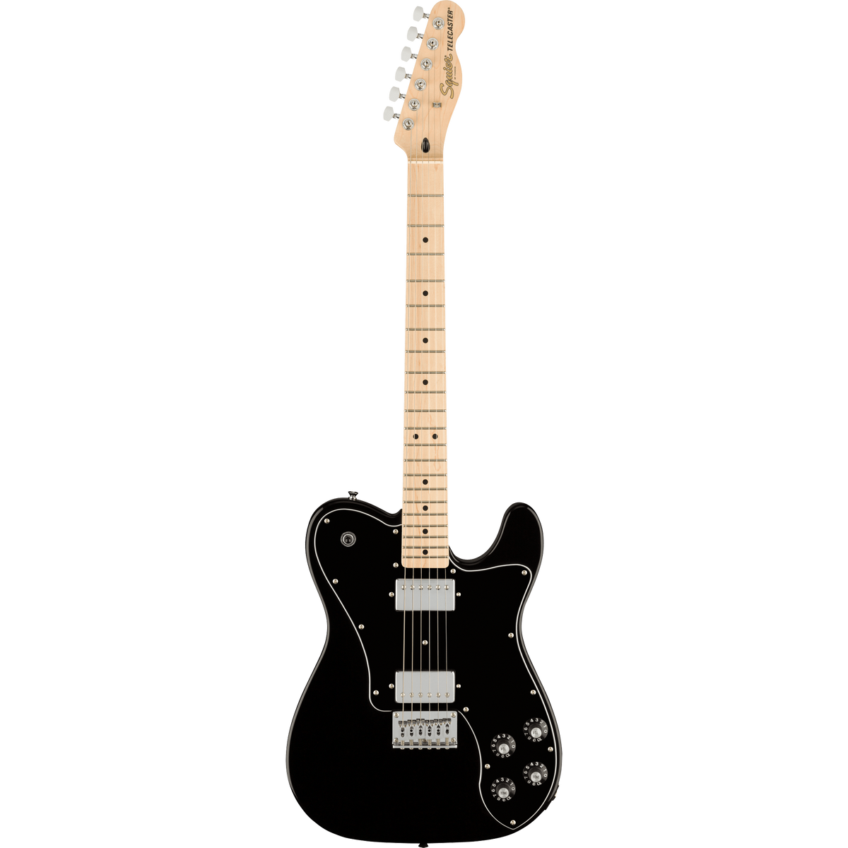Squier Affinity Series Telecaster Deluxe Maple, Black Pickguard, Black