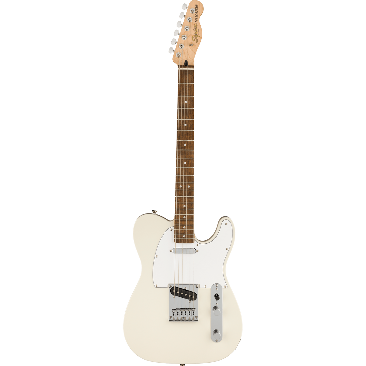 Squier Affinity Series Telecaster Laurel, White Pickguard, Olympic White