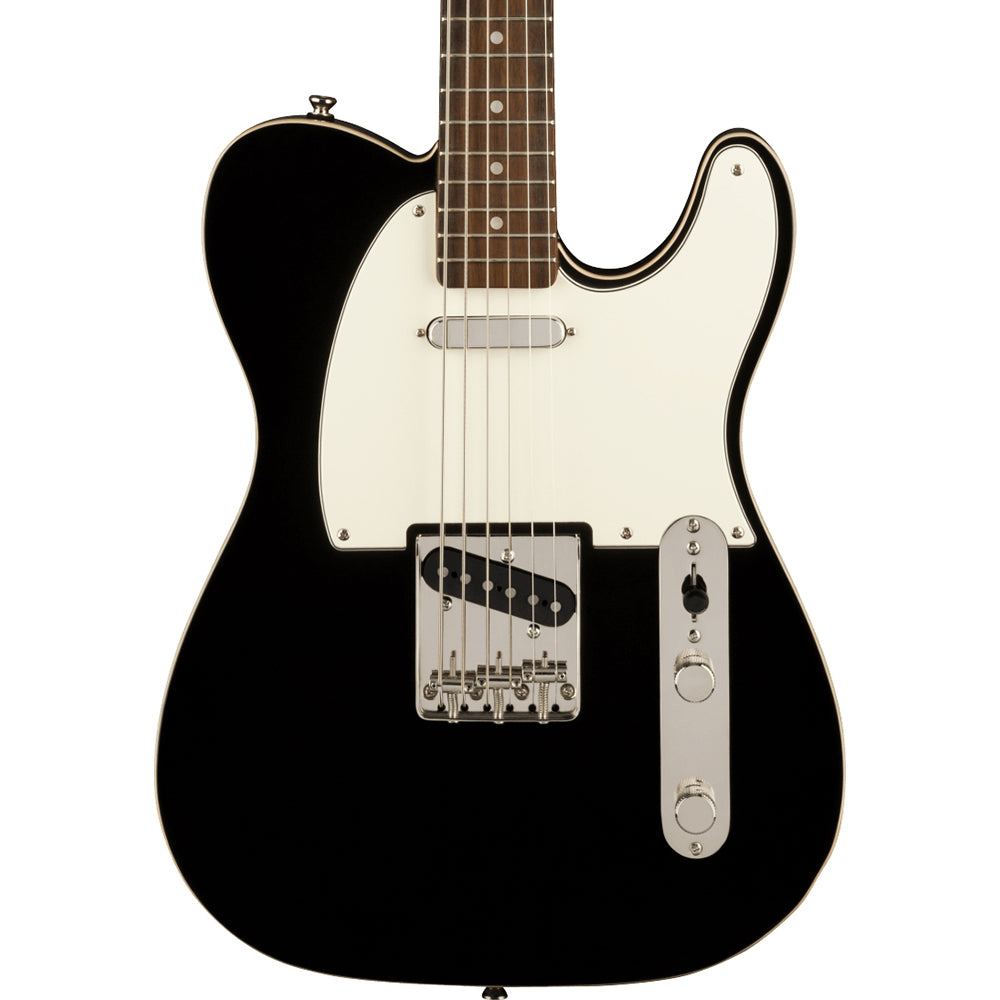 Squier Classic Vibe Baritone Custom Telecaster, Laurel, Parchment Pickguard, Black