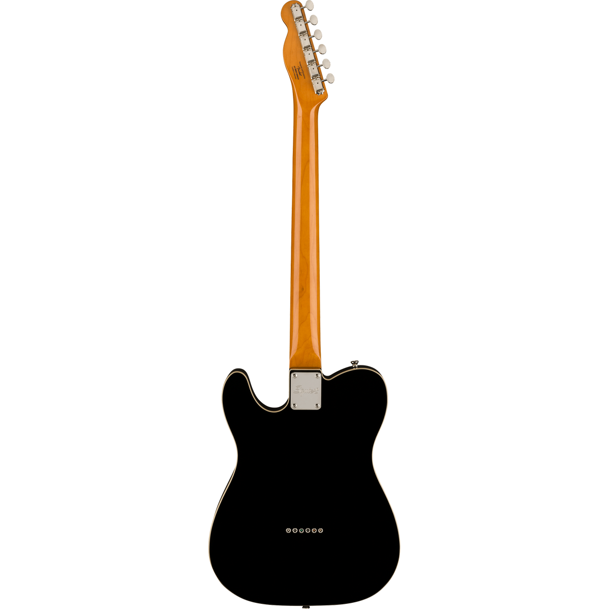 Squier Classic Vibe Baritone Custom Telecaster, Laurel, Parchment Pickguard, Black