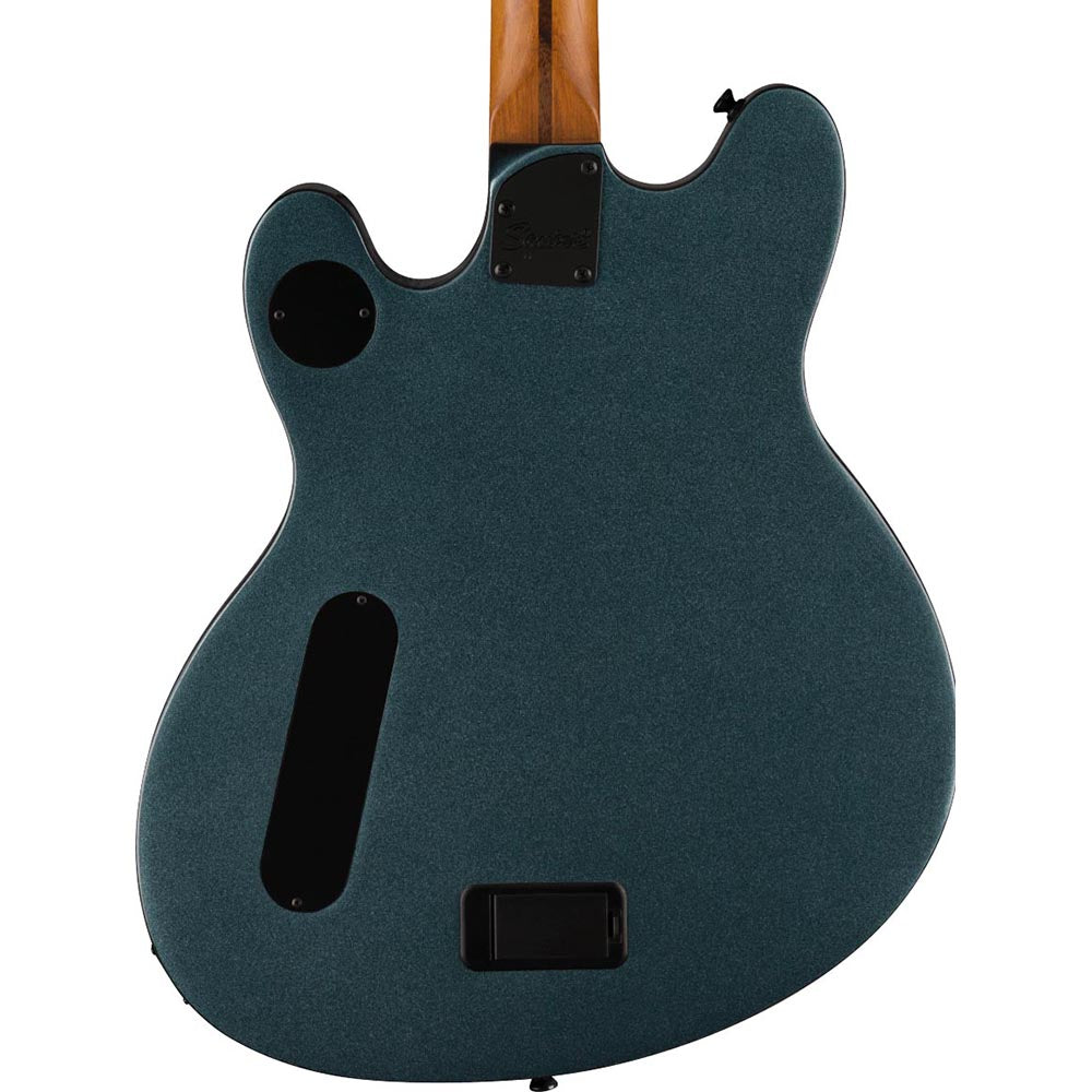 Squier Contemporary Active Starcaster Electric Guitar, Roasted, Maple, Gunmetal Metallic