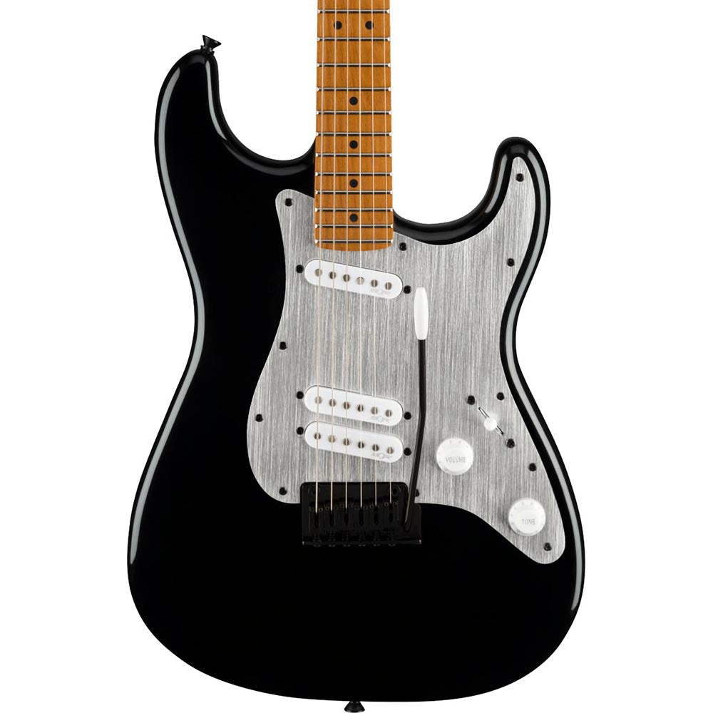 Squier Contemporary Stratocaster Special Roasted Maple, Silver Anodized Pickguard, Black