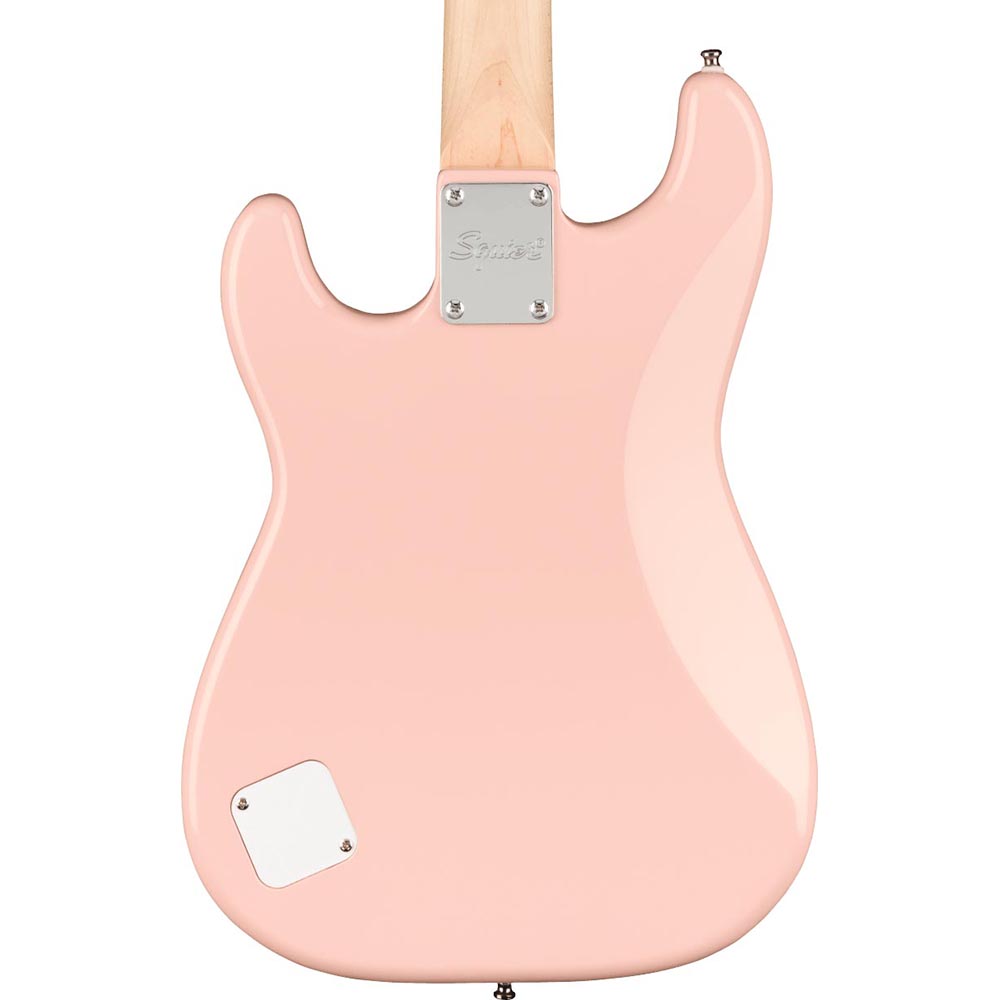 Squier Mini Stratocaster Laurel, White Pickguard Shell Pink