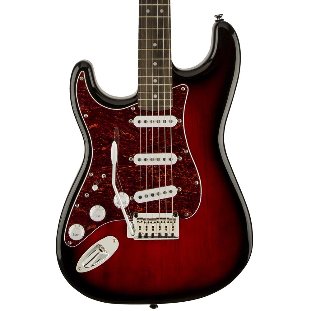 Squier Stratocaster スタンダードシリーズ Squier Standard Stratocaster Left-Handed - Indian Laurel - Antique Bur