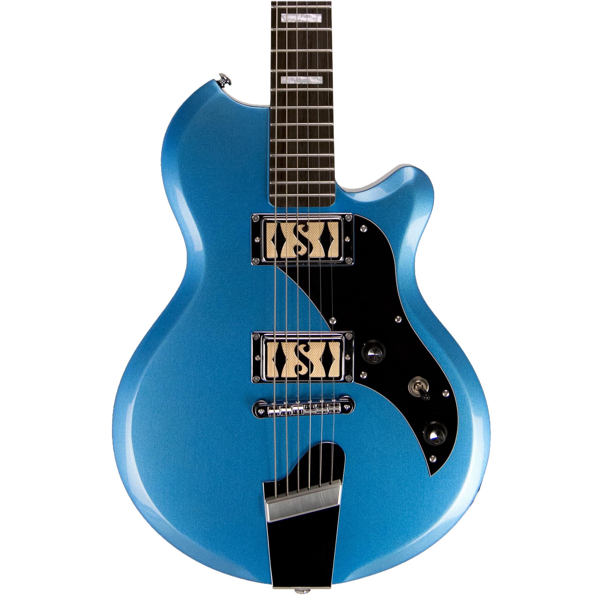 Supro Island Series Westbury Guitar Double Pickup Ocean Blue Metal