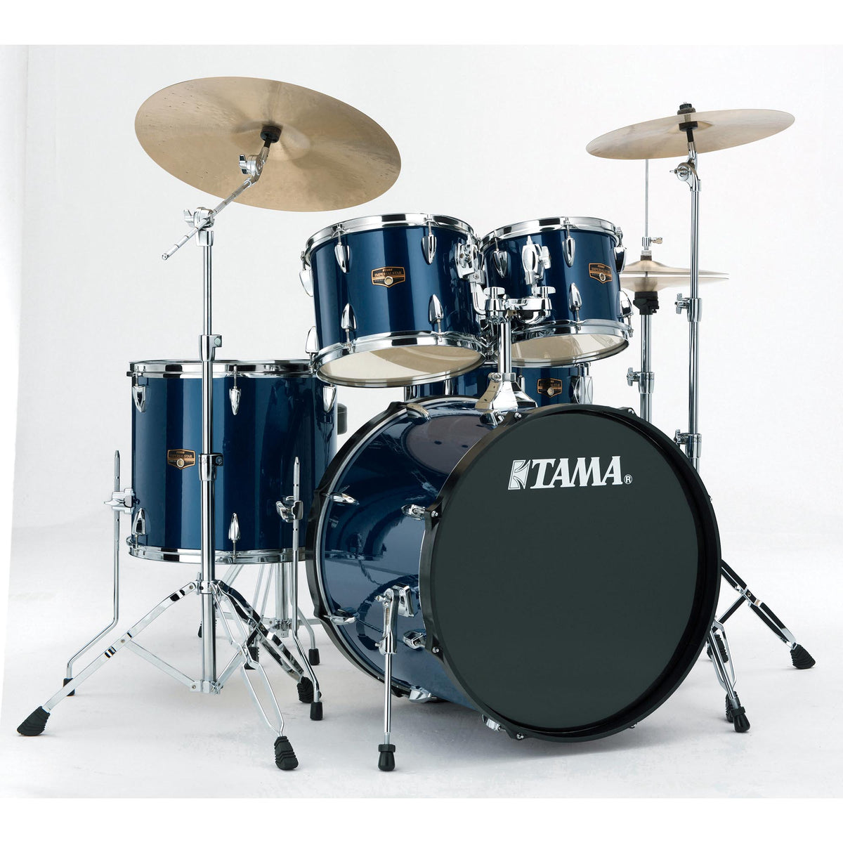Tama 5 Piece Imperialstar Kit - Meinl HCS Cymbals - Midnight Blue