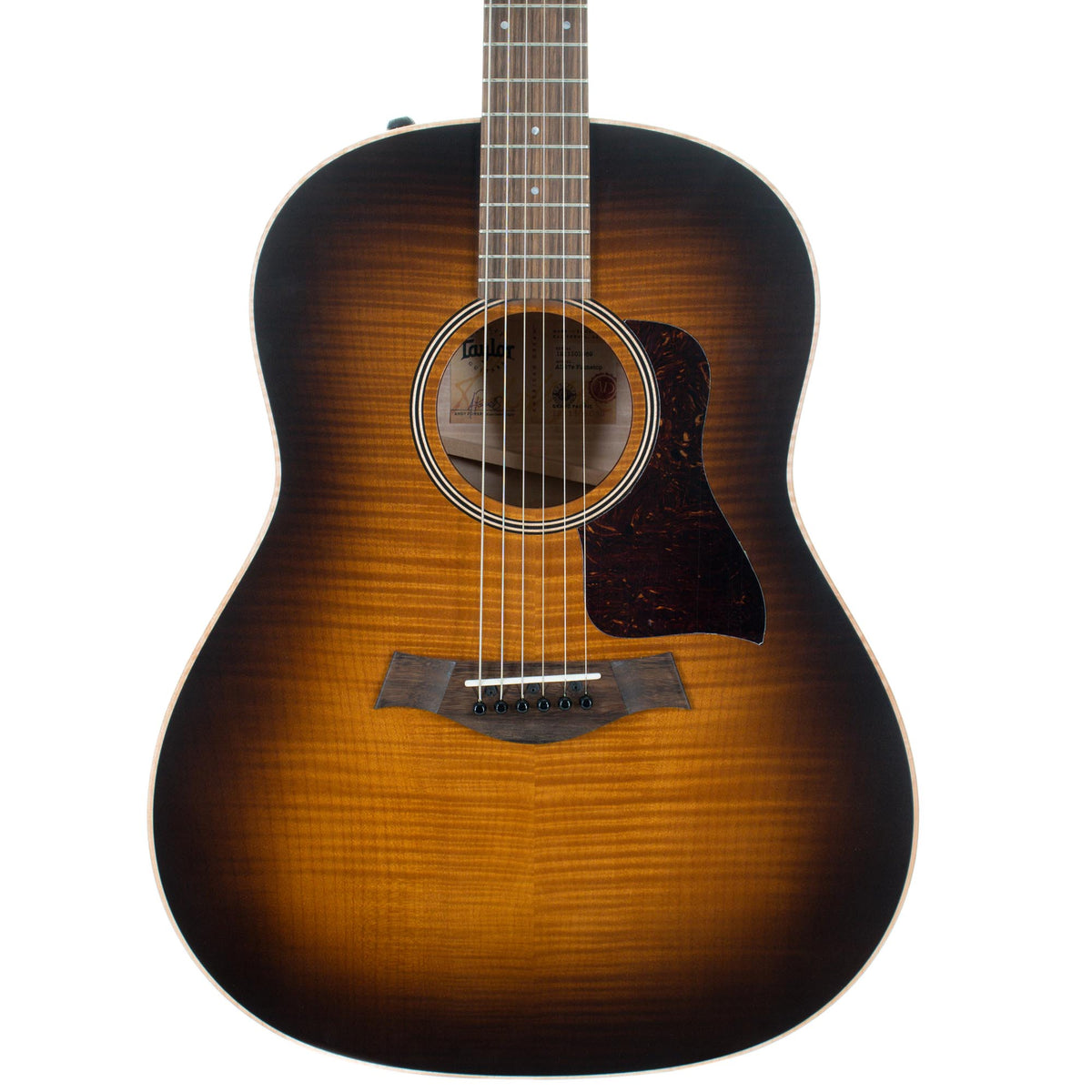 Taylor AD27e American Dream Flametop Grand Pacific, Big Leaf Maple With Aerocase