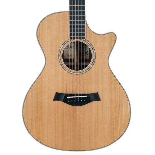 Taylor Custom Right Handed 6 String Grand Concert Acoustic Guitar With Venetian Cutaway