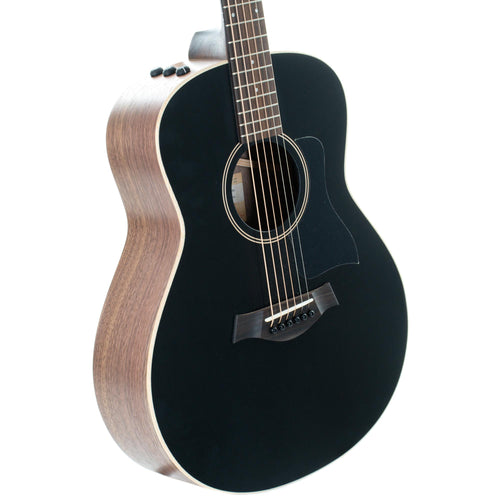 Taylor GTe Blacktop Grand Theater Acoustic Guitar, Walnut, Spruce With ES2 And Aerocase