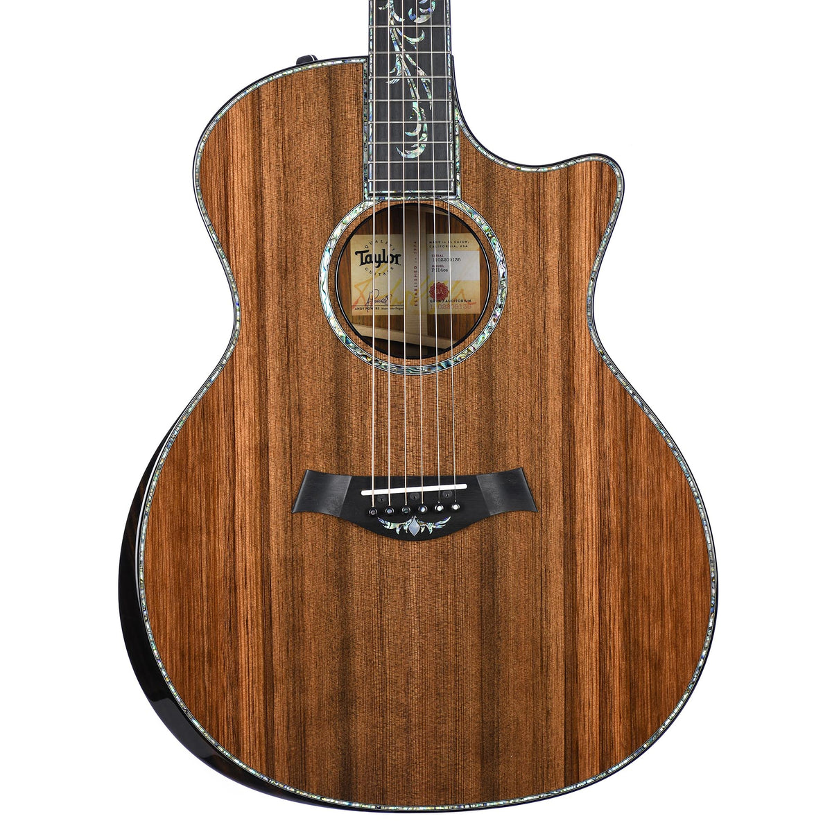 Taylor PS14CE Natural Honduran Rosewood Acoustic Guitar with Redwood Top, Rosewood Back and Sides
