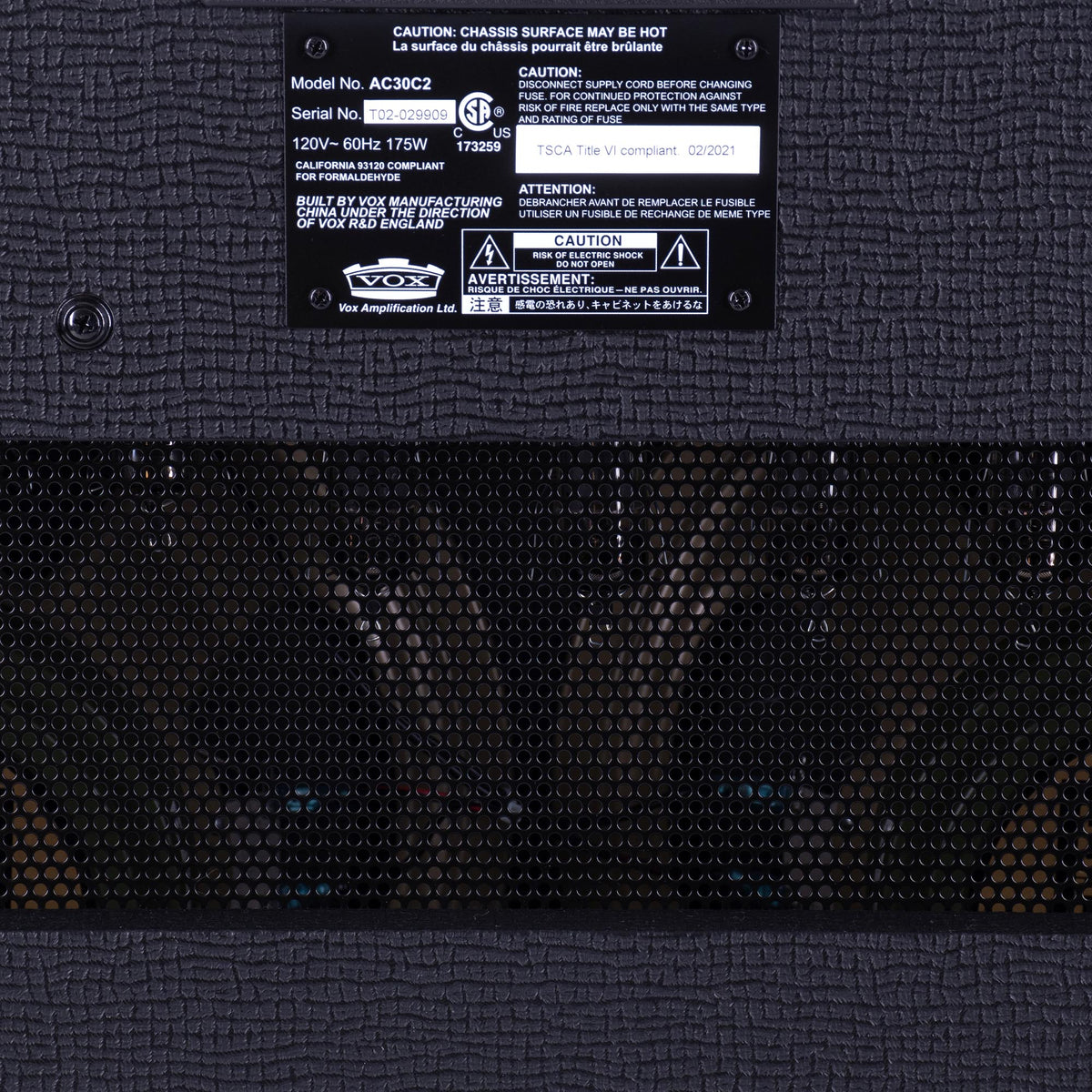 Vox AC30C2 30W 2x12 Guitar Combo Amplifier