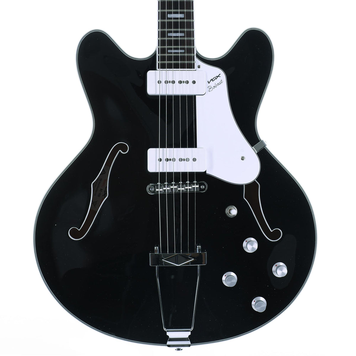 Vox Bobcat V90 Electric Guitar, Black