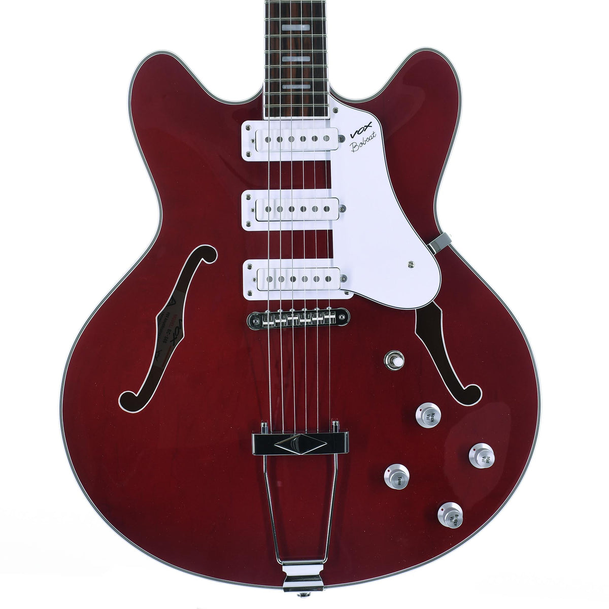 Vox Bobcat S66 Electric Guitar, Red