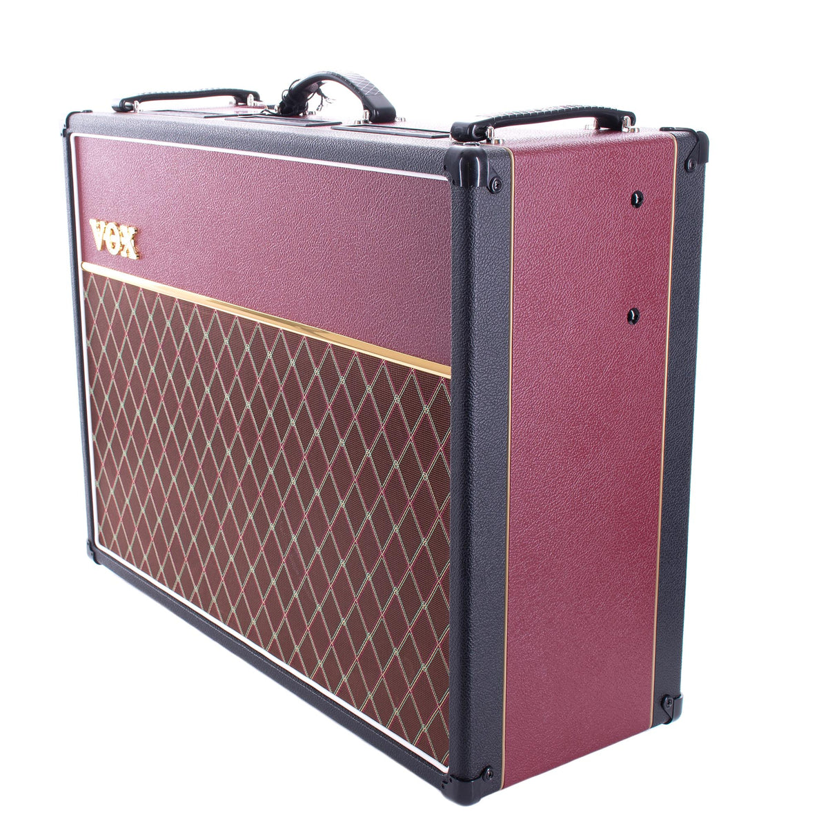Vox Limited Edition AC30C2 30 Watt 2x12 Tube Combo, Two Tone Black and Red Tolex
