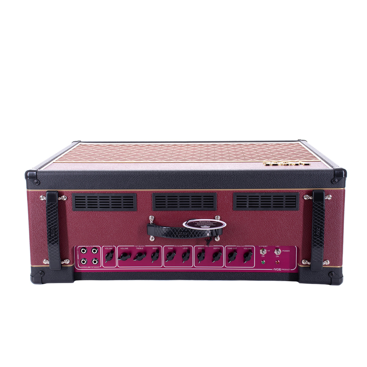 Vox Limited Edition AC30C2 30 Watt 2x12 Tube Combo, Two Tone Black and Red Tolex