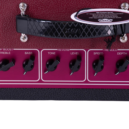Vox Limited Edition AC30C2 30 Watt 2x12 Tube Combo, Two Tone Black and Red Tolex