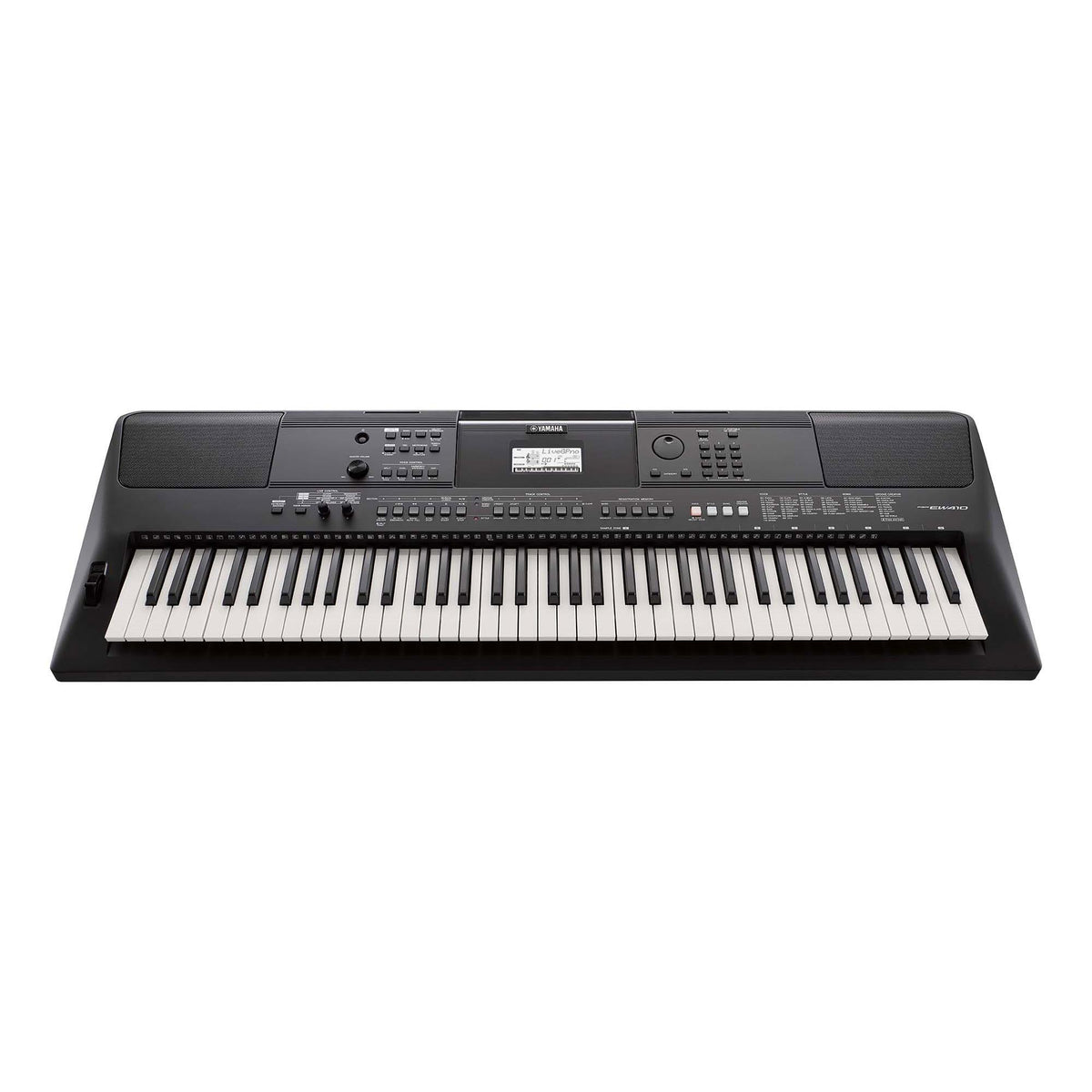 Yamaha PSR-EW410 76 Key High Level Portable Keyboard With PA300 AC Power Adapter