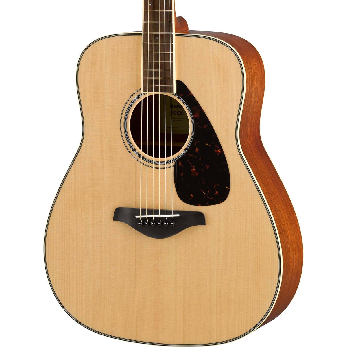 Yamaha Folk Guitar FG820 - Solid Sitka Spruce Top - Natural