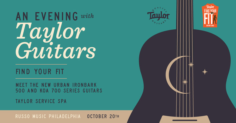 An Evening with Taylor Guitars at Russo Music Philadelphia