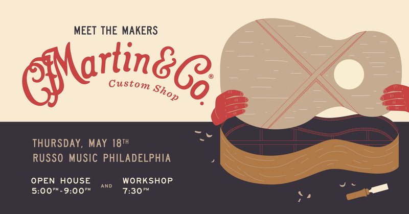Martin Custom Shop Meet the Makers at Russo Music Philadelphia