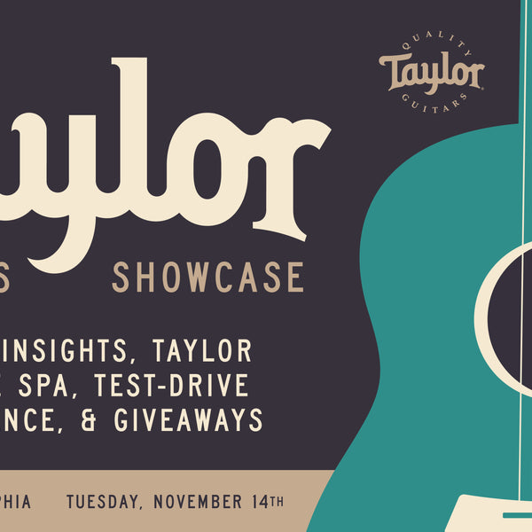 冬ギフト  Taylor 2023 Nov.14th, Philadelphia at Showcase Guitars ダーツ
