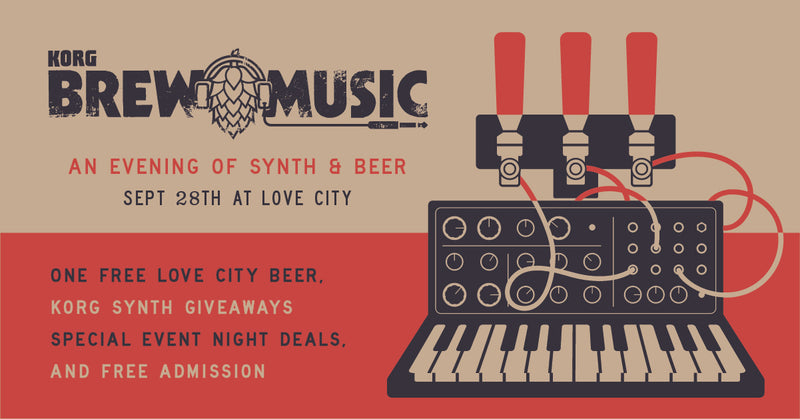 Korg Brew Music at Love City Brewing