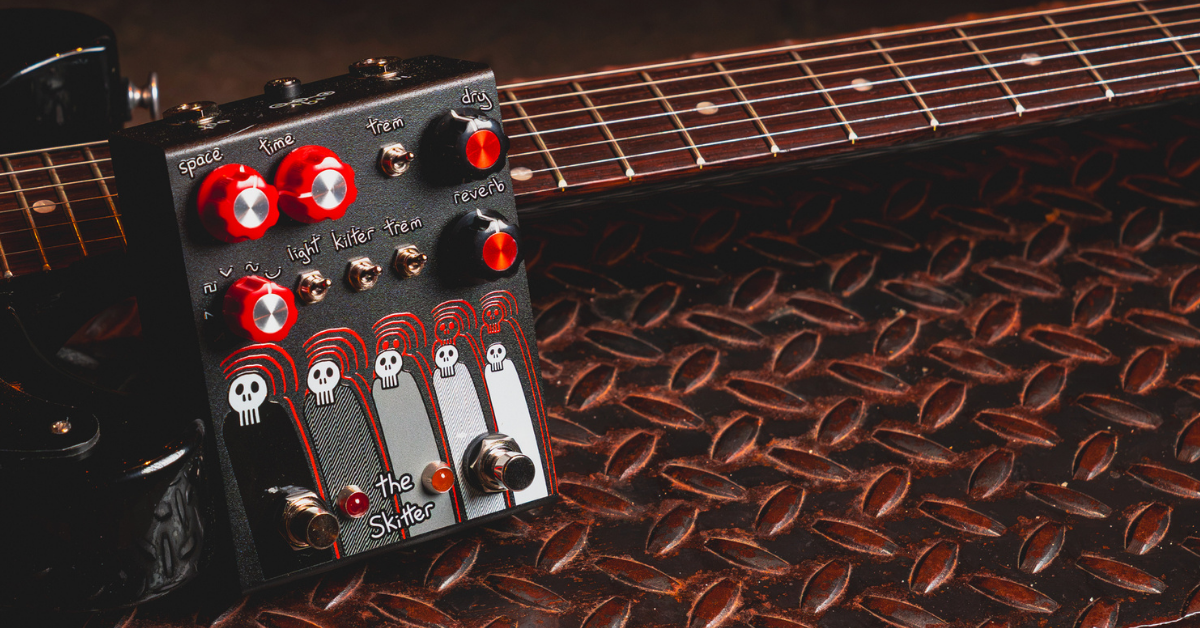 Champion Leccy The Skitter V3 Reverb Guitar Pedal