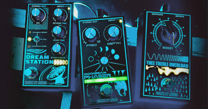 Death By Audio Thee Treble Overload Moonbeam Phaser Dream Station Effect Pedals