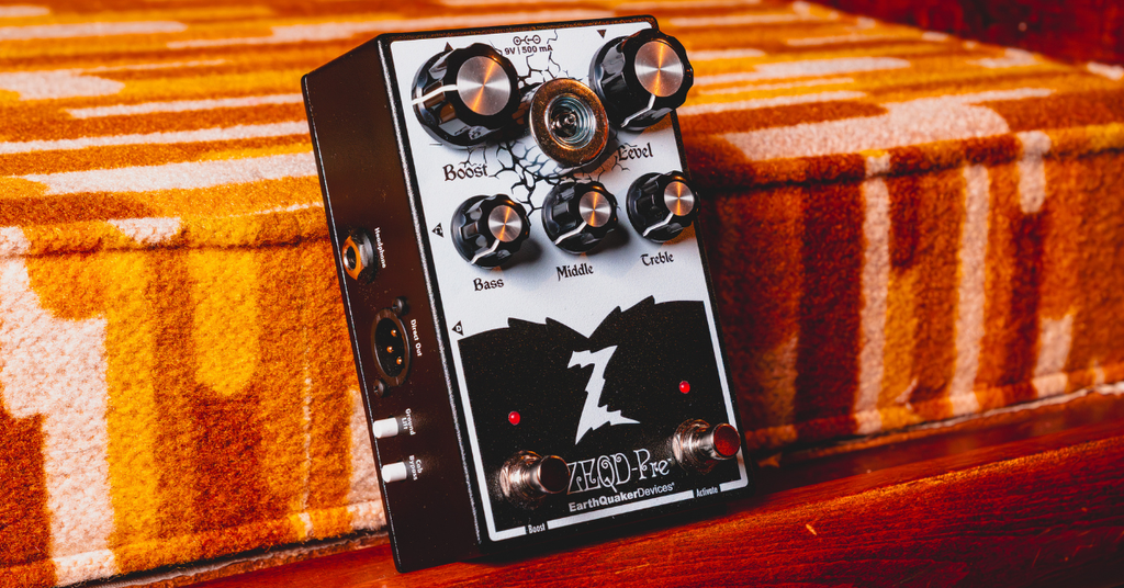 EarthQuaker Devices ZEQD-Pre 限定カラー EarthQuaker Devices ZEQD-Pre Tube Preamp Review