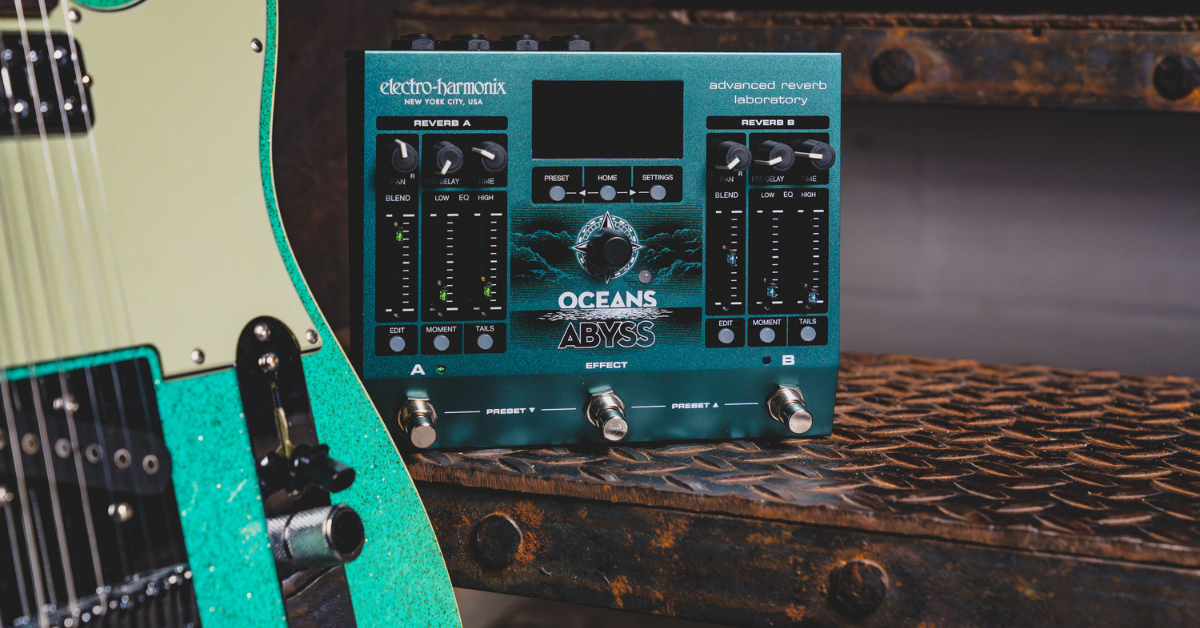 096 electro harmonix OCEANS ABYSS リバーブ Electro Harmonix Oceans Abyss Reverb – Thomann België