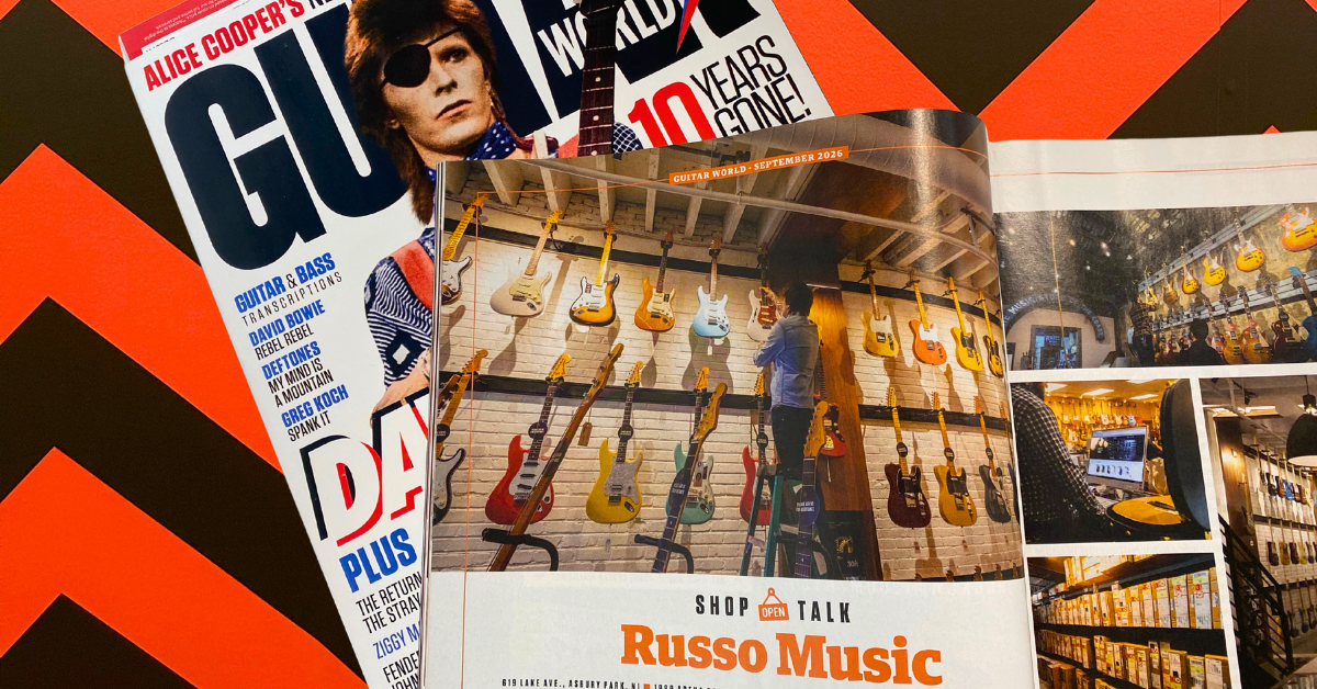 Russo Music Featured Guitar World Shop Talk