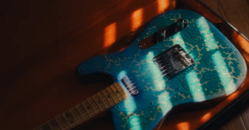Fender Custom Shop Debuts Brad Paisley 1967 "Lost Paisley" Telecaster