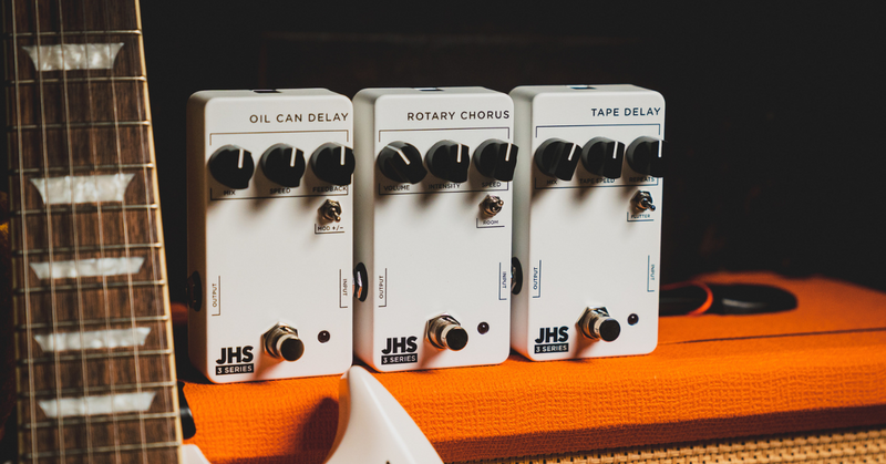 JHS 3 Series Oil Can Delay, Rotary Chorus, and Tape Delay Review JHS 3 Series Oil Can Delay, Rotary Chorus, and Tape Delay Review