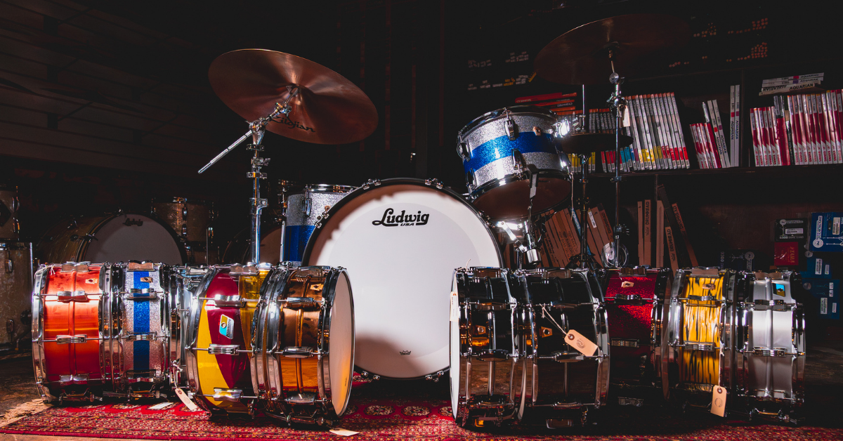 Ludwig Drums and Ludwig Drumkits