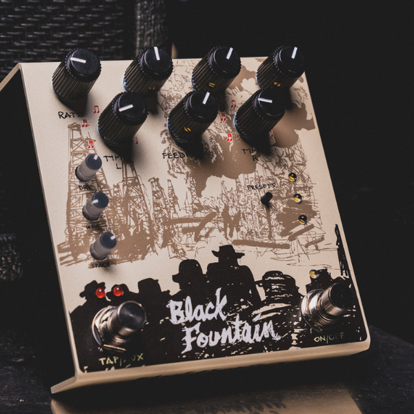 Old Blood Noise Endeavors Black Fountain Stereo Delay Review Old Blood Noise Endeavors Black Fountain Stereo Delay Review