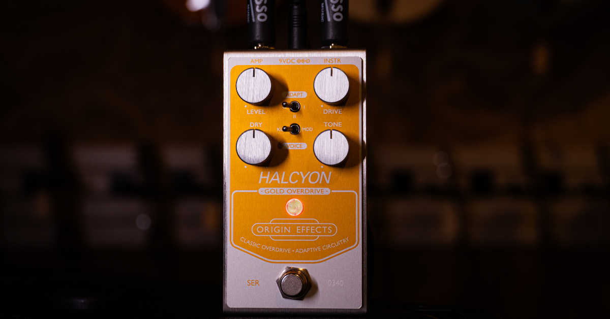 Origin Effects Halcyon Gold Overdrive Effect Pedal