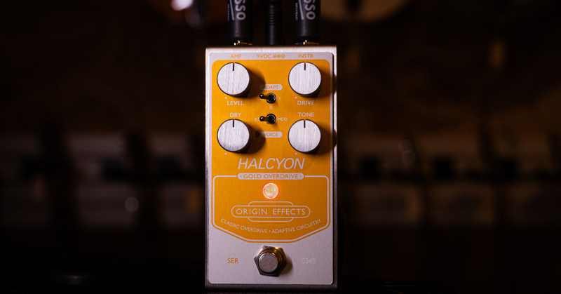Origin Effects Halcyon Gold Overdrive Effect Pedal