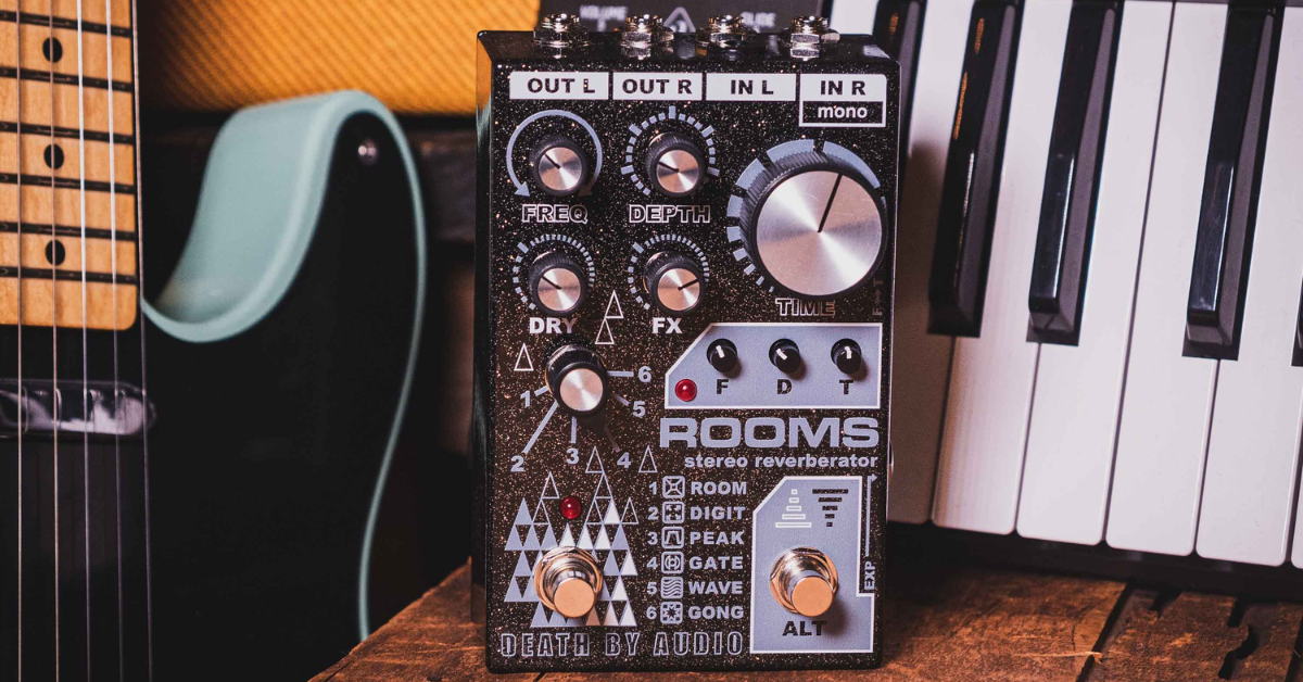 Death By Audio ROOMS Reverb Guitar Pedal