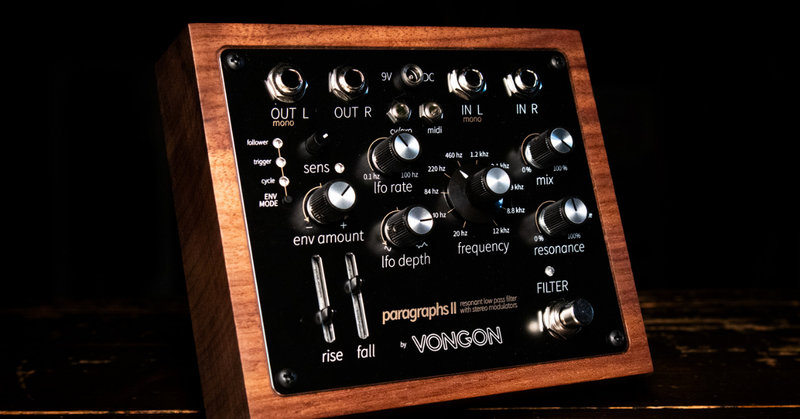 Vongon Effects, Vongon Paragraphs II effect pedal