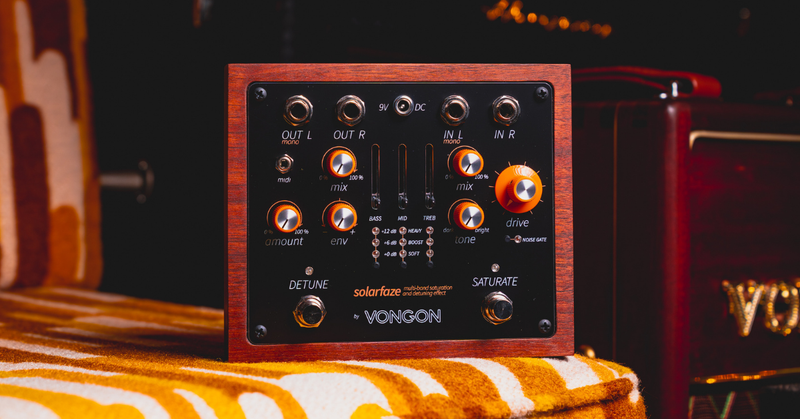 Vongon Effects Solarfaze Multi-Band Saturation Effect Pedal