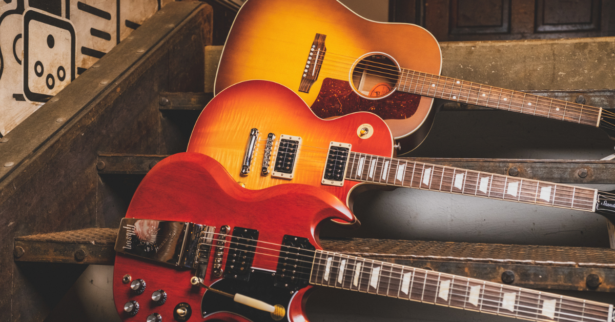 Where are Gibson Guitars Made? Gibson Les Paul Gibson SG Gibson J-45 50s